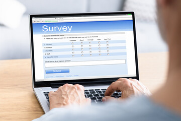 Online Customer Survey Form. Filling Feedback