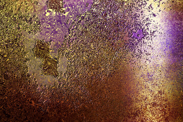 Golden Abstract  decorative paper texture  background  for  artwork  - Illustration