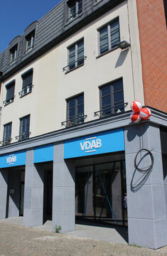 AALST, BELGIUM, 25 AUGUST 2021: Exterior view of a VDAB office. The VDAB is a Flemish government service that brings together supply and demand on the labour market.