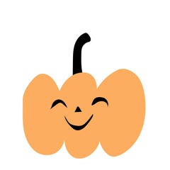 Autumn halloween scary pumpkin. Harvest season.