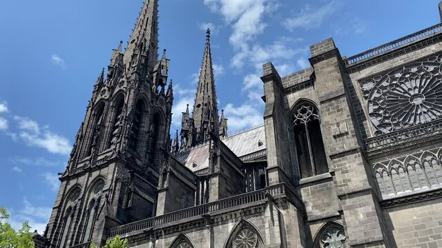Cath&eacute;drale Notre-Dame-de-l'Assomption &agrave; Clermont-Ferrand, Auvergne