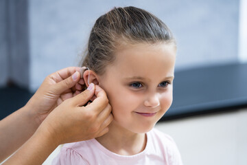 Audiology Hearing Aid For Child