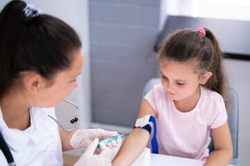 Child Doctor Medical Blood Test