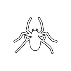  Doodle halloween scary black silhouette spider