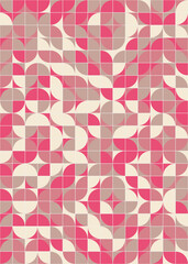 Abstract Geometric Pattern generative computational art illustration