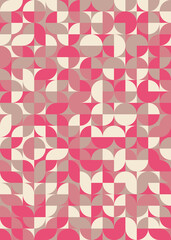 Abstract Geometric Pattern generative computational art illustration