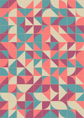 Abstract Geometric Pattern generative computational art illustration