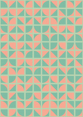 Fototapeta premium Abstract Geometric Pattern generative computational art illustration