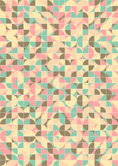 Abstract Geometric Pattern generative computational art illustration