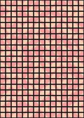 Fototapeta premium Abstract Geometric Pattern generative computational art illustration