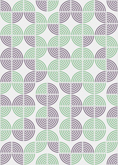 Abstract Geometric Pattern generative computational art illustration