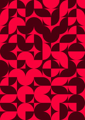 Abstract Geometric Pattern generative computational art illustration