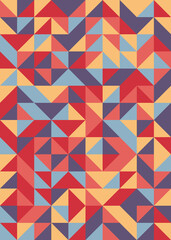 Abstract Geometric Pattern generative computational art illustration