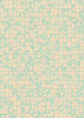 Fototapeta premium Abstract Geometric Pattern generative computational art illustration