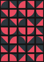 Abstract Geometric Pattern generative computational art illustration