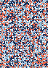 Abstract Geometric Pattern generative computational art illustration