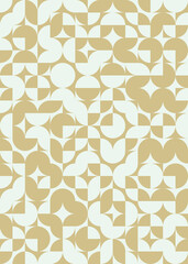 Abstract Geometric Pattern generative computational art illustration