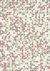 Abstract Geometric Pattern generative computational art illustration