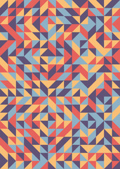 Abstract Geometric Pattern generative computational art illustration