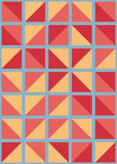 Abstract Geometric Pattern generative computational art illustration