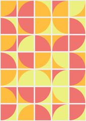 Abstract Geometric Pattern generative computational art illustration