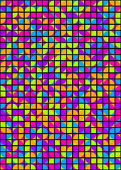 Abstract Geometric Pattern generative computational art illustration
