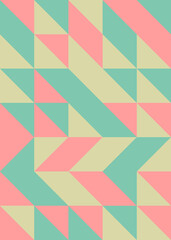 Abstract Geometric Pattern generative computational art illustration