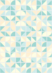 Abstract Geometric Pattern generative computational art illustration