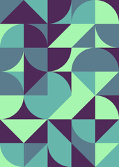 Abstract Geometric Pattern generative computational art illustration