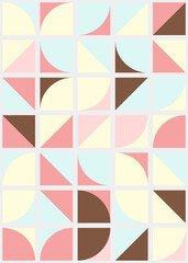 Abstract Geometric Pattern generative computational art illustration
