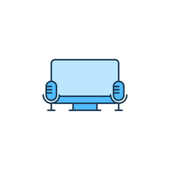 audio sound system television icon