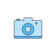 Smart modern camera icon vector