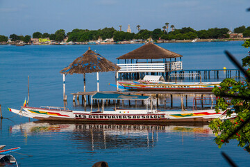 Paysage des îles du Saloum au Sénégal 
