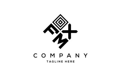 Obraz premium creative square FXM three latter logo vector