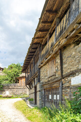 Village of Kovachevitsa with nineteenth century houses, Bulgaria
