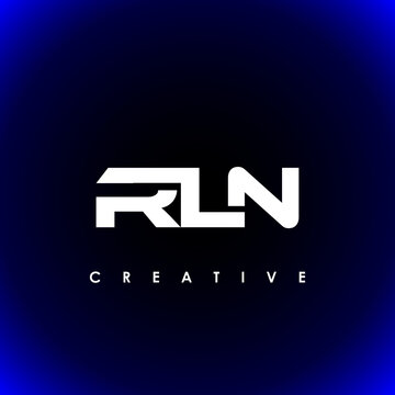 RLN Letter Initial Logo Design Template Vector Illustration