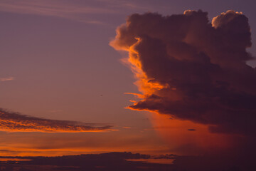 cloudscape background, summer time, beautiful sky
