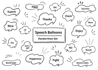 手書きの吹き出し