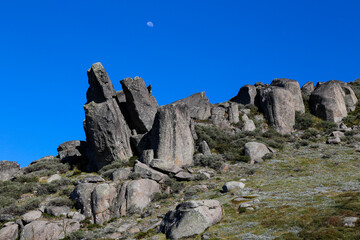 rocks and sky