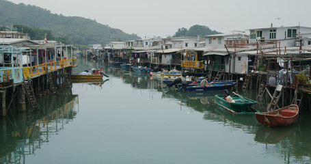 Hong Kong fishing village