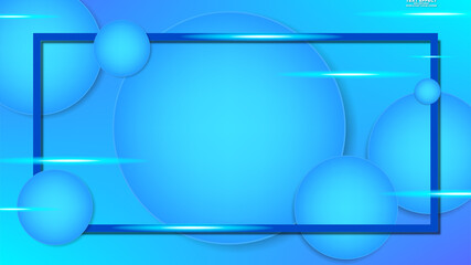 Simple rounded blue background with light