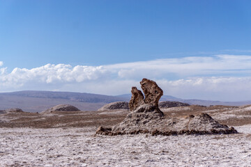 Valley of the Moon is located 8 miles west of San Pedro de Atacama. It has various stone and sand...