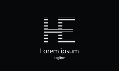 Premium vector alphabet letter simple minimalist logo design template
