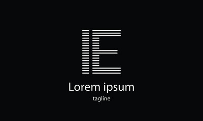 Premium vector alphabet letter simple minimalist logo design template