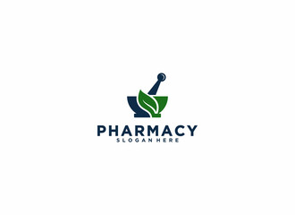 pharmacy logo template in white background