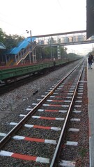Fototapeta premium railway's track in india