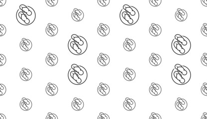 Beach Slipper Seamless Pattern M_2108001