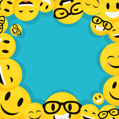 decorative emojis frame