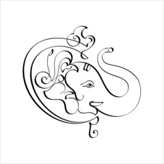 Ganesha Pen Ink Style M_2109015