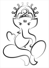 Ganesha Pen Ink Style M_2109019